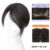 Natural Forehead Fake Fringes Hair Bangs 3D French Bangs Wig For Women Hair Pieces Head Curtain Eight Shaped Bangs Synthetic Wig