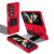 Dull Polish Case For Samsung Galaxy Z Fold 5 4 3 5G Fashion Stereoscopic Holder PC Cover Anti-knock Cases for Fold5 Fold4 Fold3