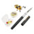 Fishing Rod Reel Combo Set Telescopic Pocket Pen Fishing Rod Pole + Reel Aluminum Alloy Fishing Line Soft Lures Baits Jig Hooks