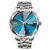 Men’s fashion trend quartz watch luminous waterproof double date diamond crystal quartz watch father’s day gift