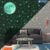 Self-adhesive Home Decoration Kids Bedroom DIY 3D Glow In Dark Moon Stars Wall Stickers Luminous Decals Fluorescent Full Luna