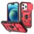 Heavy Duty Case For iPhone 15 Pro 14 Plus 13 Pro Max 12 11 XS Max X 8 7 Slide Camera Build in 360 Degree Rotate Kickstand Case