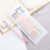 1set Double-ended Highlighter 6 Color Pointed Head / Oblique Head Large Capacity Planner Marker Pen Focus Marker Pen