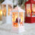 Christmas Ornament LED Lamp Desktop Hanging Santa Claus Elk Lantern Xmas Lights Luyo