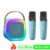 Bluetooth K12 Karaoke Machine Portable 5.3 PA Speaker System with 1-2 Wireless Microphones Home Family Singing Children’s Gifts