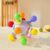 Manhattan Round Ball Soft Silicone Hand Grab Ball Rattle Infantil Chewable Toddler Teeth Soothing Baby Sensory Toy Newborn Gift