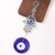 1 Pc Alloy Palm and Devil’s Eye Charm for Car Pendant Home Wind Chime Hanging Outdoor Gardening Decoration Crafts