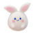 Cute Big Ears Rabbit Shaped Soft Llighting Small Night Light Bedside Light Decoration Bedroom Atmosphere Light Girl Child Gift