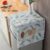 Refrigerator Dust Cover with Storage Bag Washable Printing Multi-purpose Household Washing Machine Cabinet Dust Protection Cover