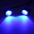 2PCS Motorcycle LED Daytime Running Light DRL Colorful Replaceable Eagle Eye Light Super Bright Mirror Front Signal Strobe Lamp