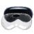 Upgraded Compatible with Apple Vision Pro Case TPU Protective Cover Case for Vision Pro VR Headset 2024 Accessories(Transparent)