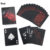 High Quality 1 Set Black Foil Plated Poker Cards Waterproof Playing Card Limited Edition Collection Magic Poker Creative Gift