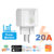 Tuya Smart Socket WIFI 16A/20A EU Plug With Monitoring Timing Function Smart Home Electronic Power Outlet Alexa Google Home