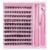DIY Lash Extension Kit Lash Clusters Individual Lashes Kit Cluster Lashes Wispy D Curling False Eyelash Clusters With Tweezers