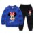 Autumn Baby Girls Clothes Set Children Disney Minnie Printed Sweatshirts And Pants 2pcs Suit Kid Pullover Top Bottom Tracksuits
