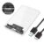 USB3.0 External HDD Case 5Gbps 2.5 Inch Transparent Hard Disk Case Hard Drive Enclosure SATA HDD SSD Storage Case for Laptop PC