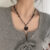 Elegant Temperament Heart Pendant Beaded Necklaces For Women Girls Sweet Cool Exquisite Clavicle Chain Fashion Jewelry Gifts Mzea