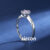 JoyceJelly S925 Ring With 1CT D Color Moissanite Diamond Female Classical Sterling Silver 925 Jewelry For Wedding Engagement