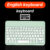 CASEPOKE For iPad Wireless Bluetooth Rechargeable Keyboard Tablet Round Key Keyboard For Android iOS Windows Keyboard and Mouse