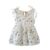 Summer Casual Baby Girls Floral Pattern Strap Dress Cotton Kids Toddler Sleeveless Pageant dress For 14T