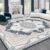 VIKAMA Crystal Pile Persian Vintage Ethnic Style Rug Sofa Tea Table Living Room Area Rugs