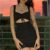Summer Sexy Mini Dress Women Sleeveless Strap Streetwear Backless Folds Bodycon Black Dress Party Elegant ALINE Dresses