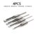 4pcs Woodworking Tools HSS Square Hole Drill Bit Auger Bit Steel Mortising Drilling Craving Carpentry Tools Woodworking Drill