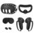 VR 5 in 1 Silicone Accessories for Meta Quest 3 Protective Case SetFace CoverController GripShell CoverLens Coverrocker cap