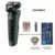 9D Electric Shavers For Men Waterproof Electric Trimmer Razor Wet Dry Use Rechargeable Battery Rotary Shavers Machine Shaving
