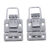 2Pcs Stainless Steel Chrome Toggle Latch For Chest Box Case Suitcase Tool Clasp