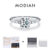 MODIAN 10CT D Color Lab Diamond Round Moissanite Ring 925 Sterling Silver Wedding Engagement Band Jewelry For Women Gifts