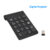 Lefon 24G Wireless Numeric Keypad Mini Digital Keyboard Accounting Bank 18 Keys Number Keypad Mouse Set For Laptop PC Notebook