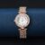 Creative Luxury Quartz Watch Set Girls Fashion Premium Alloy Watchband Crystal Bracelet Watchs