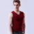 Large Size Optional Ice Silk Vest Mens Seamless Sports Base Shirt Vneck Sleeveless Tshirt Summer Thin Mens Wear