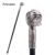 Skull Head Big Tooth Steampunk Walking Cane Fashion Decorative Walking Stick Gentleman Luxury Crosier Knob Walking Stick 93cm