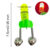 Night Fishing Rod Bite Bait Alarm Light Fishing Jingle Bells Led Sea Pole Alarm Twin Bells Clip Alerter Offshore Angling Ring