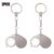 15X Portable Folding Key Ring Mini Magnifier Key Chain Magnifying Durable Glass Loupe Pocket Tool Holiday Gift Supplies New