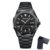 BinBond 0233 Fashion High end Business Quartz Multi functional Steel Band Octagonal Screw Decorative Ring Mens Watch