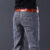 Men Comfortable Cotton Fashion European American Style Stretch Jeans Luxury Mens Denim Pants Slim Straight Grey Denim Pants