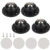 4Pcs Universal Wheel Mini Swivel Wheels Self Adhesive Caster Stainless Steel For Desk Chair Casters 360 Rotation Pulley