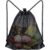 Portable supermarket Shopping Drawstring Bag Beach Clothing Mesh Storage Bag Sports Fitness Dirty Clothes Drawstring Backpack