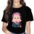 Anime SpyFamily Anime And Manga Anya Ukiyo Tshirt Graphic Women Tops Vintage Alternative Fibre Harajuku Polyester T Shirt