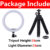 10inch LED Selfie Ring Lights Photo Lamp Ringlight with Phone Stand Photography Lamp for Tiktok Video Live Fill Lamp Streaming