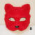 Halloween Fox Shape Half Face Eye Mask Sexy Imitation Cat Hair Animal Mask Christmas Carnival Party Cosplay Costume Props