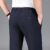 Summer Brand Men Elastic Straight Business Suit Pants Thin Long Office Trousers Designer High Quality Ice Silk Ultra Thin Pants