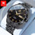 OLEVS 9956 Mens Watches Dual Calendar Display High Quality Stainless steel Automatic Mechanical Watch for Men Business Dress