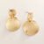 Cute Versatile Charming Retro Irregular Exaggerated Round Piece Round Earrings Party Christmas Birthday Valentines Day Gift