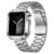 For Apple Watch Ultra Band 49mm 45mm 44mm 42mm 41mm 40mm 38mm Stainless Steel Strap with TPU Case IWatch Bracelet 9 8 7 6 5 4 SE
