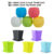Flower Pot Set Plastic Color Breathable Mini Gardening Plant Tools Household Balcony Desktop Greenery Succulent Flowerpot TMZ