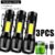 1357 PCS Mini LED Flashlight COBXPE Portable Torch Camping Lantern Zoomable Focus Light Tactical Flashlight with Pen Clip